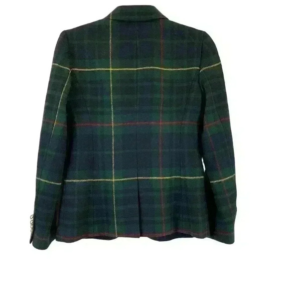 J. Crew Collection blazer Christmas style Campbell Blazer in Tartan size xs 2 - Picture 5 of 17